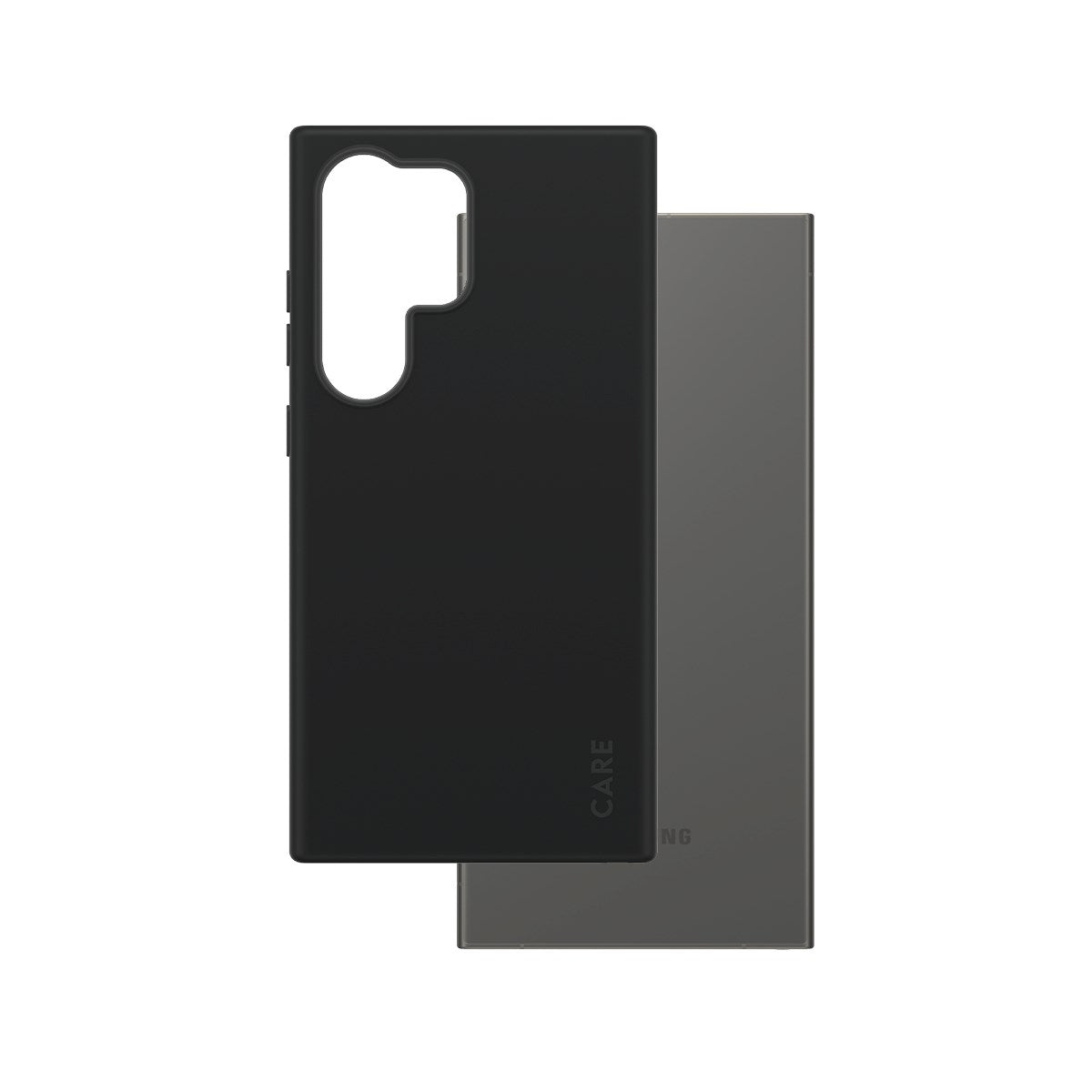 CARE by PanzerGlass® Case Black w. Qi Compatible Samsung Galaxy S24 Ultra